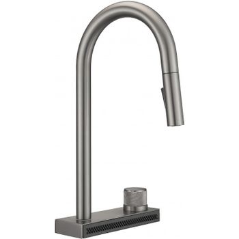 Смеситель для кухни Milacio Ultra MCU.556.GM Вороненая сталь — фото 1, Смесители для кухни