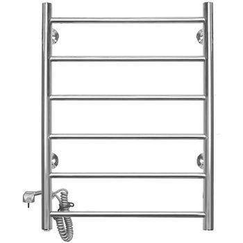 Электрический полотенцесушитель Domoterm Аврора DMT 109-6 50x71 EK L Хром — фото 1, Электрические полотенцесушители