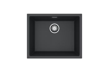 Мойка для кухни ALVEUS OMNI 30 GRANITAL DEEP BLACK-G90 550x450x198 с сифоном 1145083 — фото 1, Кухонные мойки