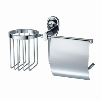 Аксесс Main K-9259 Держатель туалетной бумаги и освежителя, (блистер), хром, WasserKRAFT — фото 1, Комплектующие для туалета