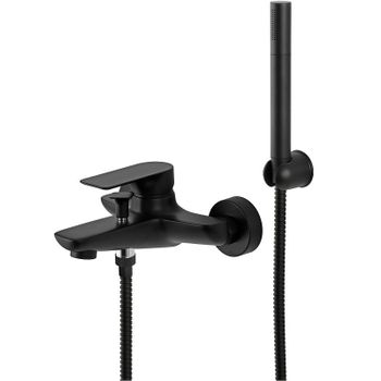 Смеситель для ванны Remer Infinity I02NO Черный матовый — фото 1, Смеситель для ванны