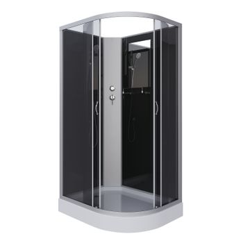 Душевая кабина Niagara Classic NG-3512-14LBK (120х80х200) низкий поддон(13см),стекло тонированное,3  — фото 1, Душевые кабины