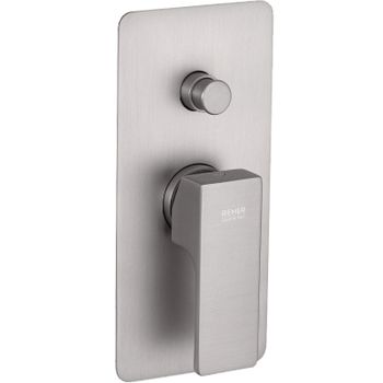 Смеситель для душа Remer Absolute AU09KBNPO Никель брашированный матовый — фото 1, Смеситель для душа