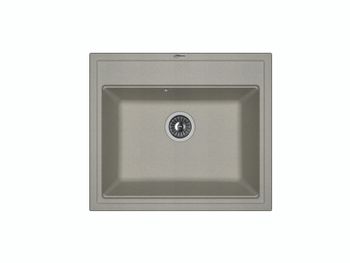 Florentina Мойка "Липси" 600, серый шелк FG — фото 1, Кухонные мойки