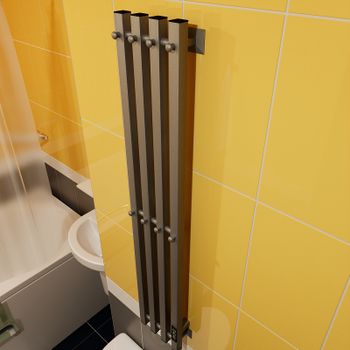 Электрический полотенцесушитель Altasan АргоПроф 120х21 АргоПроф12021Г Графит — фото 4, Электрические полотенцесушители