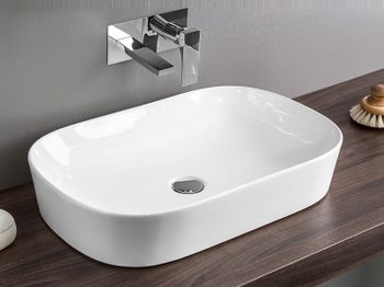 Раковина Artceram Ghost 65 GHL002 01 00 Белая — фото 3, Раковины накладные