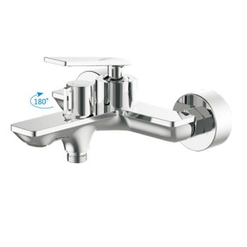 Смеситель для ванны Haiba HB60589 Хром — фото 3, Смеситель для ванны