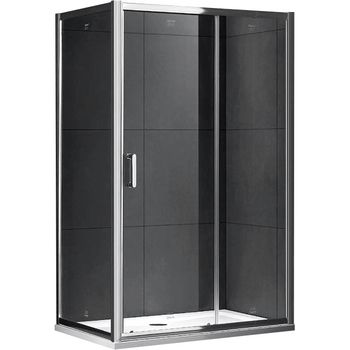 Душевой уголок Gemy Victoria S30191H-A70 100х70 профиль Хром стекло прозрачное — фото 1, Прямоугольные душевые уголки