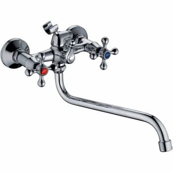 Смеситель для ванны Ledeme H08 2108L универсальный Хром — фото 1, Смеситель для ванны