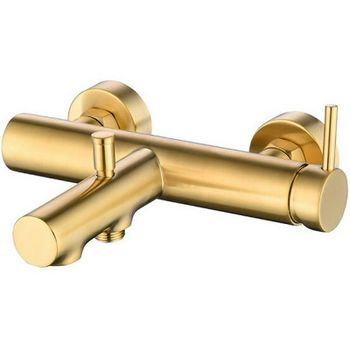 Смеситель для ванны Caprigo Don 53-011-BRG Золото матовое — фото 1, Смеситель для ванны