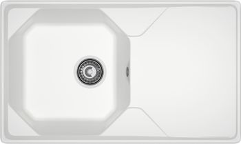 GRANFEST Мойка UNIQUE 840L 1-чаша+крыло 840*500мм иней арт.GF- — фото 2, Кухонные мойки