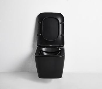 Унитаз Bond F04-108 подвесной Черный с сиденьем Микролифт — фото 3, Подвесные унитазы