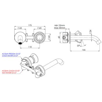 Смеситель для раковины Remer Element ET15PNO Черный матовый — фото 3, Смесители для раковины