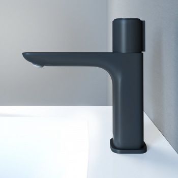 Смеситель для раковины Iddis Slide SLIBLBTi01 Черный — фото 2, Смесители для раковины