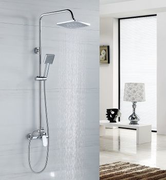 Душевая система Bond B01-8400 Хром — фото 9, Душевые стойки