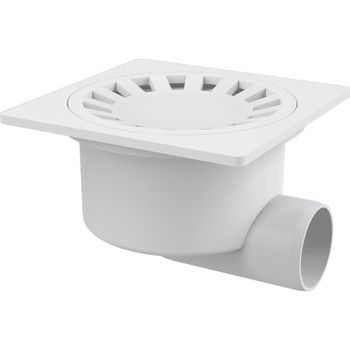 Трап для душа Alcaplast APV15 с решеткой Хром — фото 1, Трапы для душа