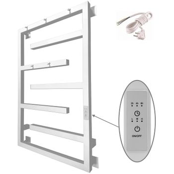 Электрический полотенцесушитель Altasan ЛабиринтПроф 80x50 ЛабиринтПроф5кр8050БМ Белый матовый — фото 1, Электрические полотенцесушители