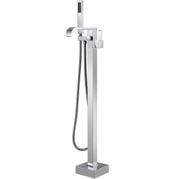 Смеситель для ванны Swedbe Spira 4001 Хром — фото 1, Смесители напольные