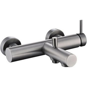 Смеситель для ванны Caprigo Don 53-011-GUN Вороненая сталь — фото 1, Смеситель для ванны