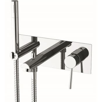 Смеситель для ванны Remer Minimal N04 Хром — фото 1, Смеситель для ванны