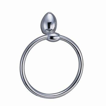Аксесс Weser K-8660 Держатель полотенец кольцо (блистер), хром, WasserKRAFT — фото 1, Комплектующие для туалета
