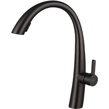 Смеситель для кухни Melodia della vita Perfetto MDV30207gn Оружейная сталь — фото 1, Смесители для кухни