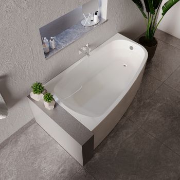 Акриловая ванна Radomir Рона 158x90 L 1-01-0-1-1-343 без гидромассажа — фото 9, Акриловые ванны