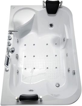 Акриловая ванна Gemy 180х116 G9085 K R с гидромассажем — фото 5, Акриловые ванны