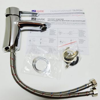 Смеситель для раковины Lemark Atlantiss LM3206C Хром — фото 3, Смесители для раковины