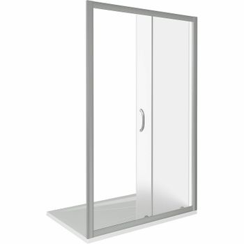 Душевая дверь Good Door Infinity WTW-120-G-CH 120 профиль Хром стекло Грейп — фото 4, Раздвижные душевые двери