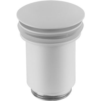 Донный клапан Remer 904CC114BO click-clack Белый матовый — фото 1, Донные клапаны