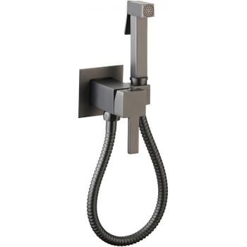 Гигиенический душ со смесителем CeramaLux KBS/008 Оружейная сталь — фото 1, Гигиенические души