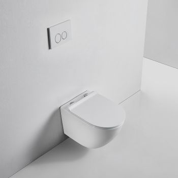 Унитаз Bond Oval F13-10 подвесной с сиденьем Микролифт — фото 5, Подвесные унитазы