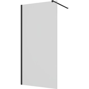 Душевая перегородка Ambassador Walk-in 100х200 15031110 профиль Черный стекло прозрачное — фото 9, Душевые перегородки