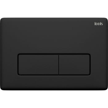 Клавиша смыва Iddis Unifix UNI10B0i77 Черная матовая — фото 1, Кнопки смыва
