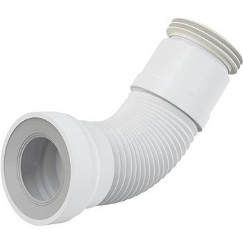 Фановая труба Alcaplast A970 гофровая Белый — фото 1, Гофры и отводы