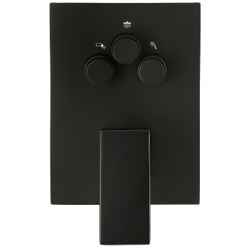 Душевая система ALMAes Eden TVZ-0817 Черная матовая — фото 4, Встраиваемые душевые комплекты