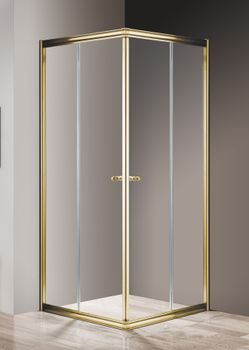 Душевой уголок CEZARES GIUBILEO-A-2-90-SCORREVOLE-C-G — фото 1, Квадратные душевые уголки