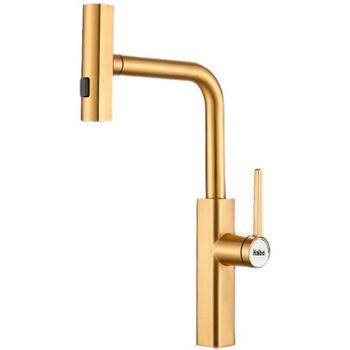 Смеситель для кухни Haiba HB73824-5 Золото матовое — фото 1, Смесители для кухни