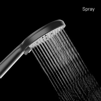 Ручной душ Milardo Ideal Spa 3F ILS3FBRM18 Черный матовый — фото 11, Лейки для душа