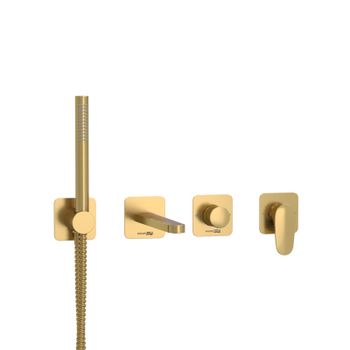 A3651.282.284.285.194.286 Встраиваемый комплект для ванны с лейкой и изливом — фото 4, Смеситель для ванны