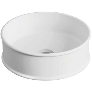 Раковина-чаша Artceram Atelier 44 ATL001 05 00 Белая матовая — фото 1, Раковины накладные