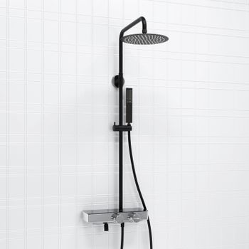 A114.258.218.CB Thermo Душевой комплект с термостатическим смесителем — фото 1, Душевые стойки