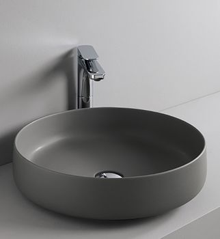 Раковина-чаша Artceram Cognac 48 COL002 15 00 Grigio oliva — фото 3, Раковины накладные