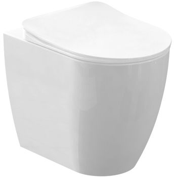 Унитаз биде Creavit Free FE350-00CB00E-0000 приставной Белый без сиденья — фото 1, Приставные унитазы