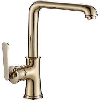 Смеситель для кухни Haiba HB70181-5 Золото — фото 1, Смесители для кухни