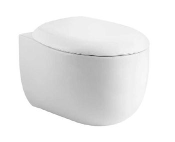 Унитаз подвесной безободковый Aquatek АЛЬТАИР AQ1980-00, 530*395*340 мм, горизонтальный выпуск, тонк — фото 1, Подвесные унитазы