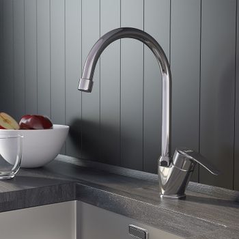 Смеситель для кухни Iddis Ray RAYSB00i05 Хром — фото 3, Смесители для кухни