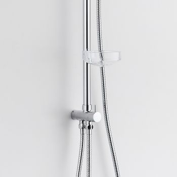 Душевая система Bond Circle B01-8800 Хром — фото 4, Душевые стойки