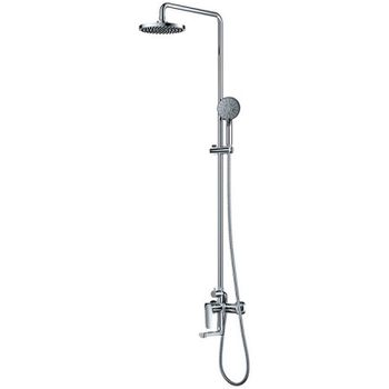 Душевая система Caprigo Atlantic 51-310-crm Хром — фото 1, Душевые стойки